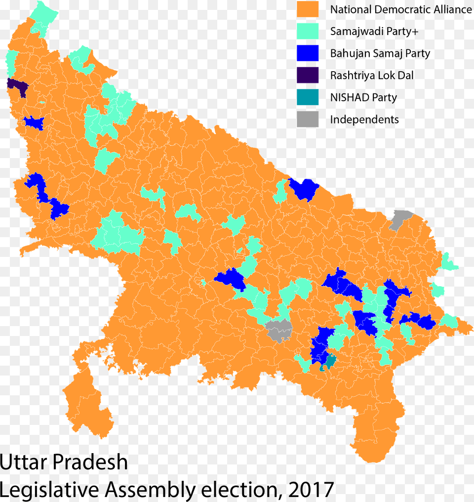 2017 Uttar Pradesh Election Result By Alliance Violence Against Women Infographics, Chart, Map, Plot, Atlas Free Png Download
