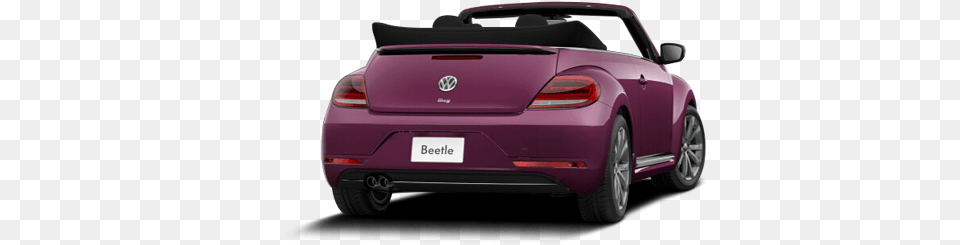 2017 Volkswagen Beetle Convertible Pink Volkswagen Beetle, License Plate, Transportation, Vehicle, Car Png