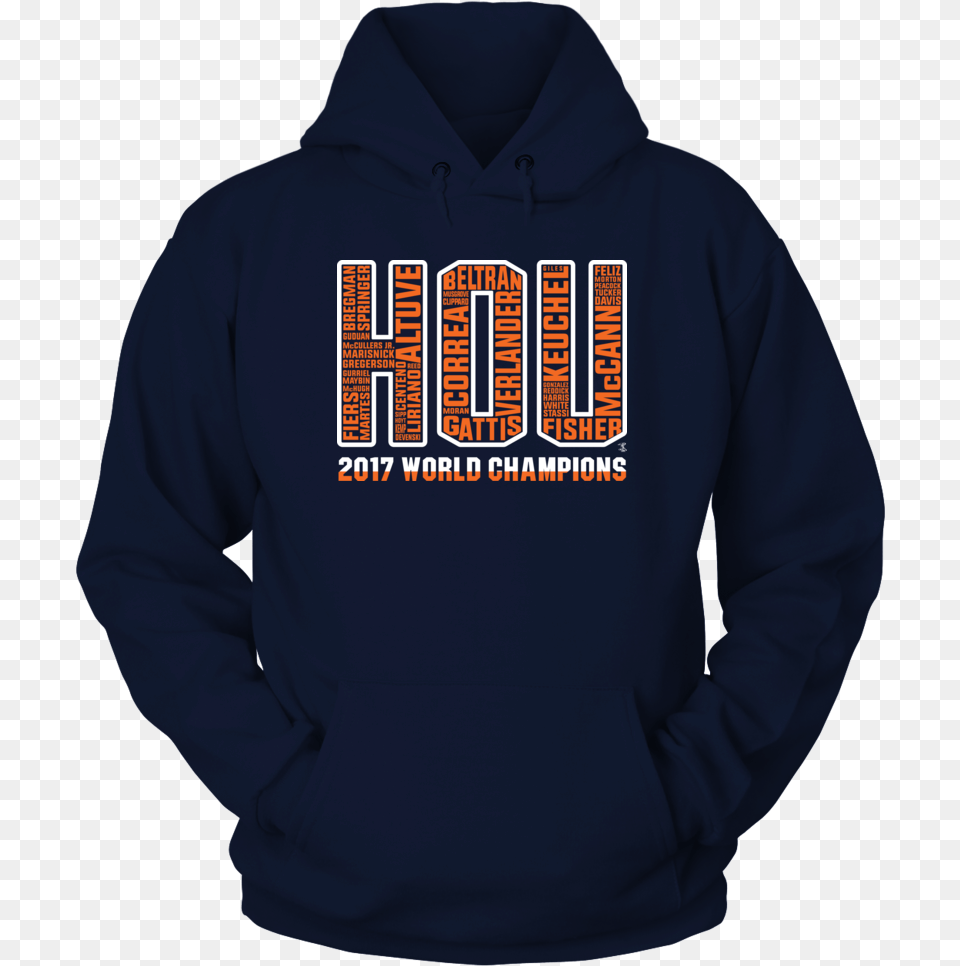 2017 World Champions Front Picture Hoodie, Clothing, Knitwear, Sweater, Sweatshirt Free Transparent Png