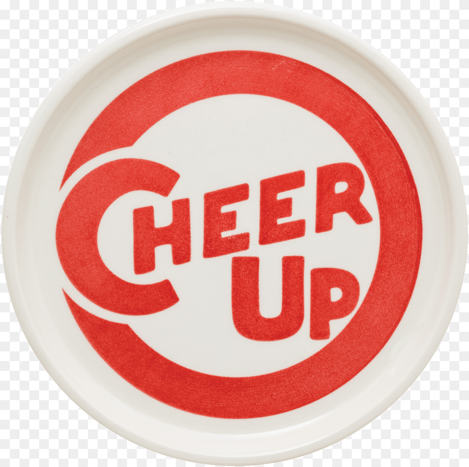 2018 01 19 Coaster Cheer Up Hi, Plate, Logo, Badge, Symbol Free Png