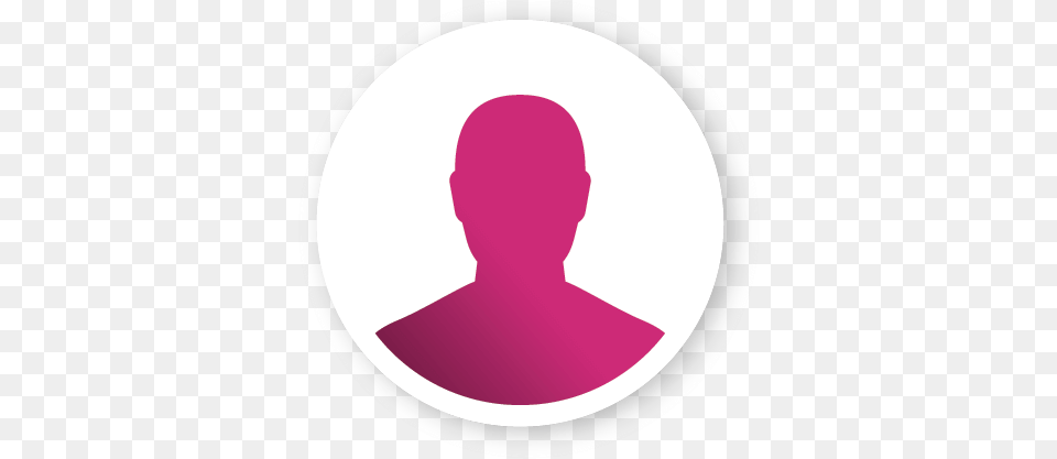 2018 0615 Daily 09 Person Icon Pink, Silhouette, Photography, Head Png Image