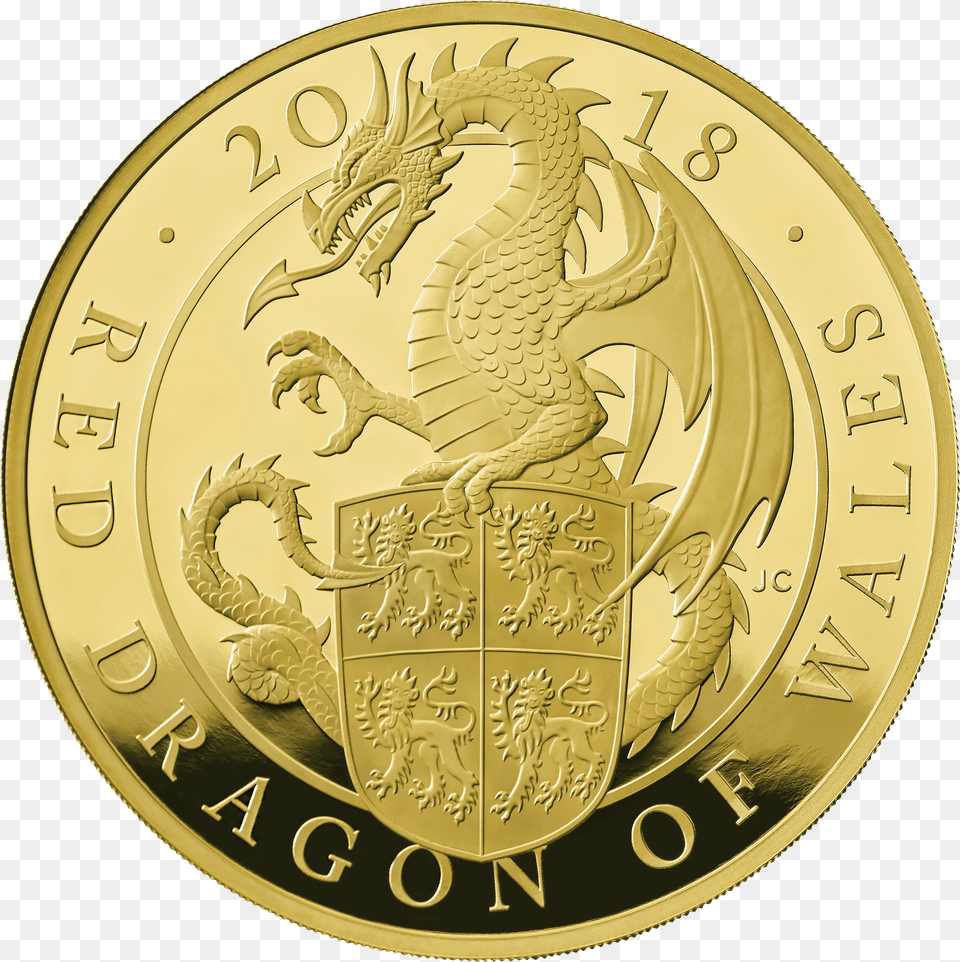 2018 1 Kg Britain Queen S Beasts 1 Kg Gold Coin Queens Beast Png Image