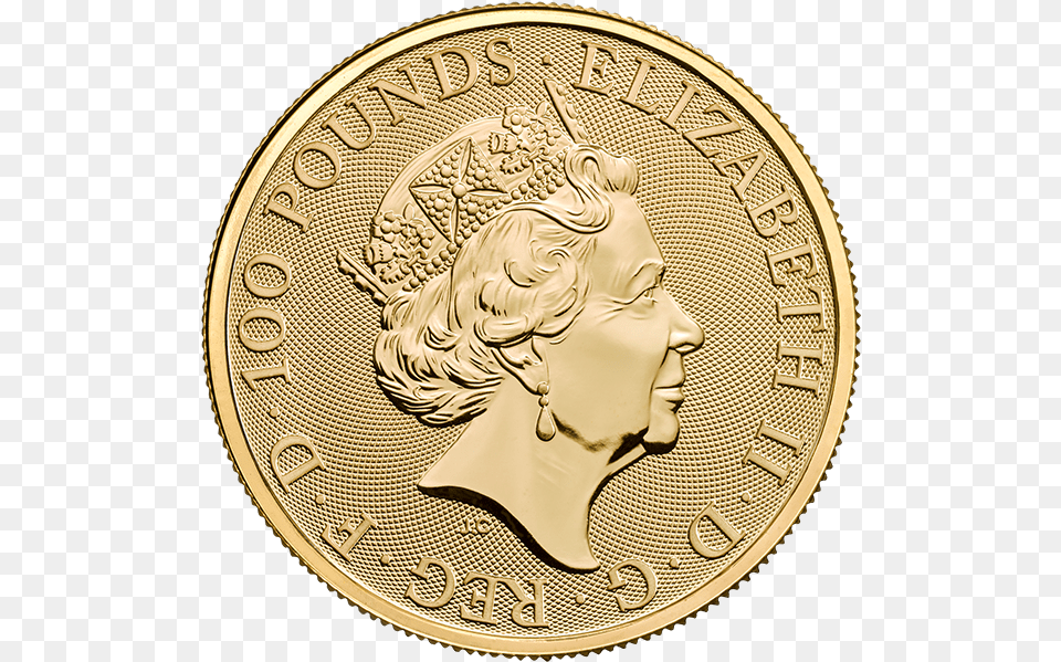 2018 1 Oz Royal Arms 2021 Gold Coin 1 Oz, Person, Face, Head, Money Free Png Download