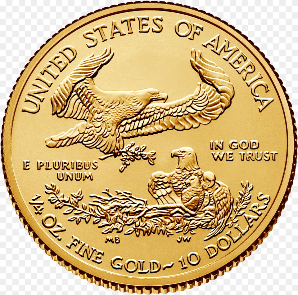 2018 10 American Eagle Gold Bu Mint Condition U2014 Montgomery Chandler A New Kind Of Coin Dealer, Animal, Bird, Money Free Png