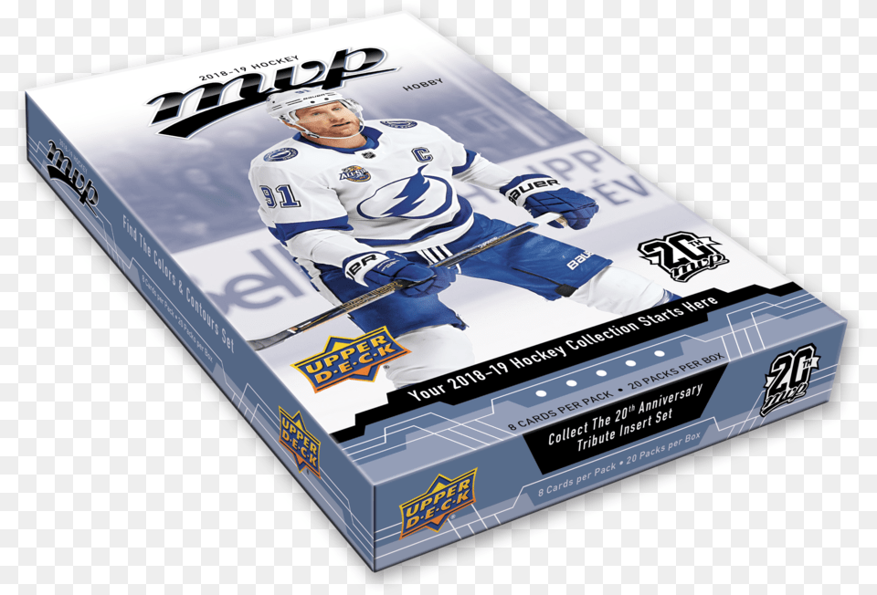 2018 19 Upper Deck Mvp Hockey Hobby Box, Glove, Clothing, Person, Male Png
