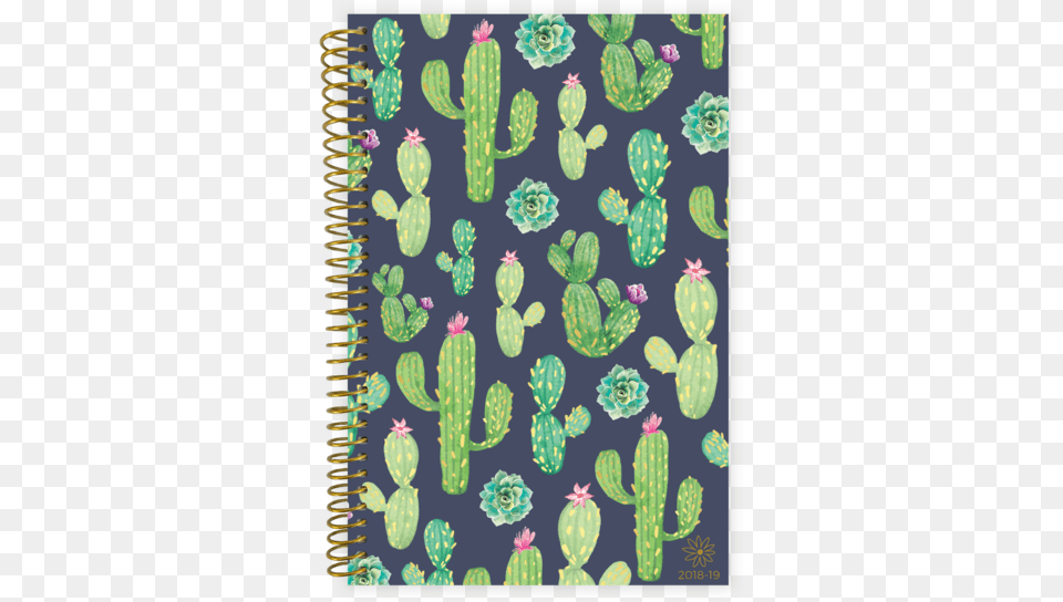2018 2019 Academic Year Planner Navy Cacti Planner 2018, Plant, Cactus Free Png Download