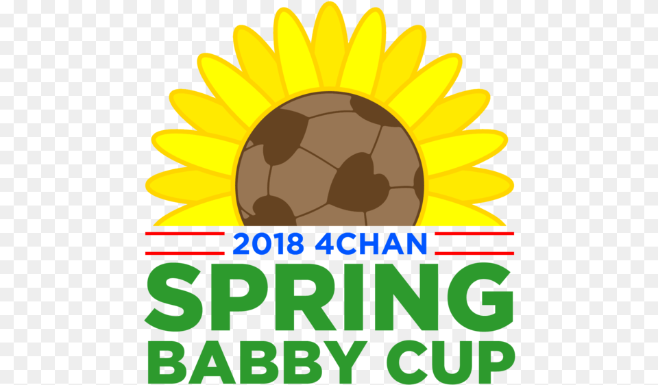 2018 4chan Spring Babby Cup Logo Sunflower, Flower, Plant, Advertisement, Face Free Png