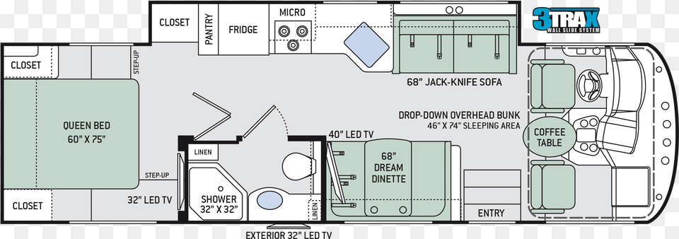 2018 Ace 30 4 Floor Plan Thor Ace Floorplan, Diagram, Floor Plan, Scoreboard Png Image