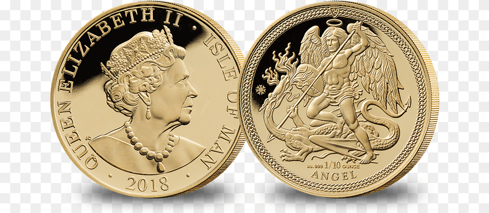 2018 Angel The Dublin Mint Office, Person, Baby, Gold, Coin Free Transparent Png