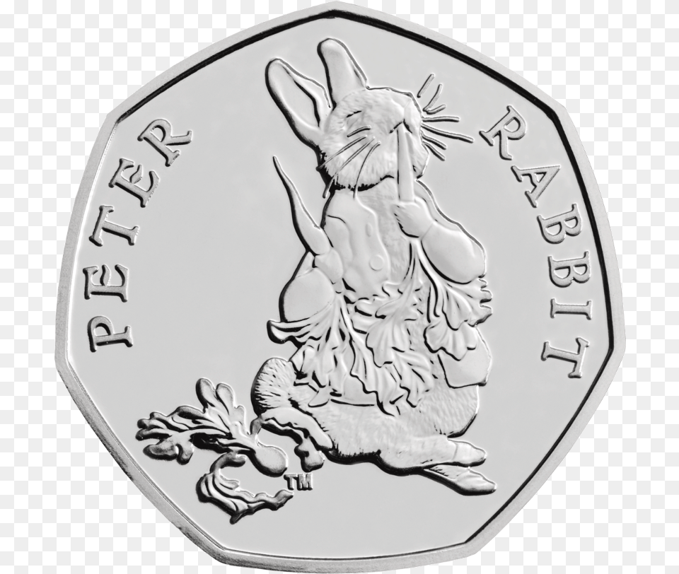 2018 Beatrix Potter, Silver, Coin, Money, Plate Png Image