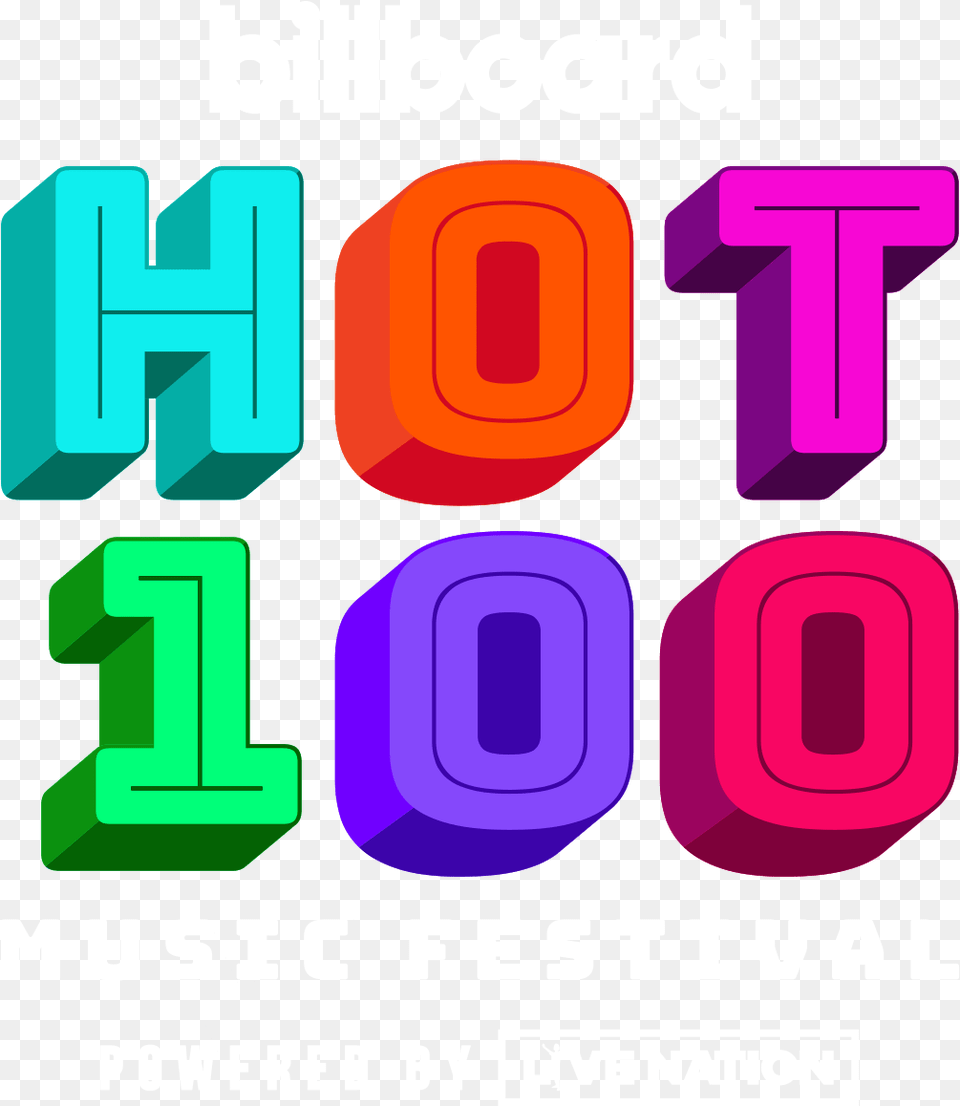 2018 Billboard Hot 100 Music Festival Billboard Hot 100 Festival Logo, Advertisement, Poster, Number, Symbol Png Image