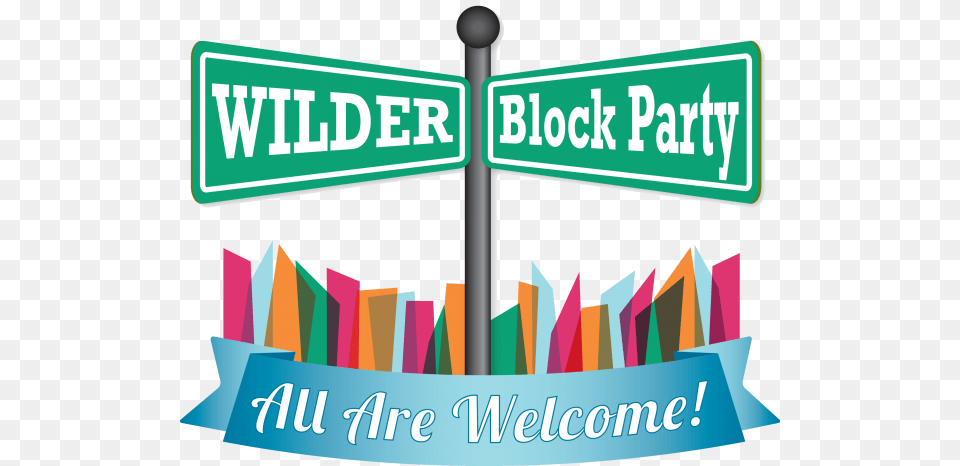 2018 Block Party Wilder, Sign, Symbol, People, Person Free Png Download