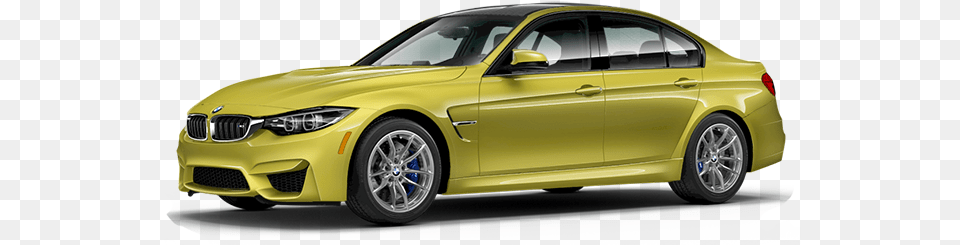 2018 Bmw M3 Yellow Paragon Models Bmw 3 Series F30 Lhd Diecast Model Car, Alloy Wheel, Vehicle, Transportation, Tire Free Png Download