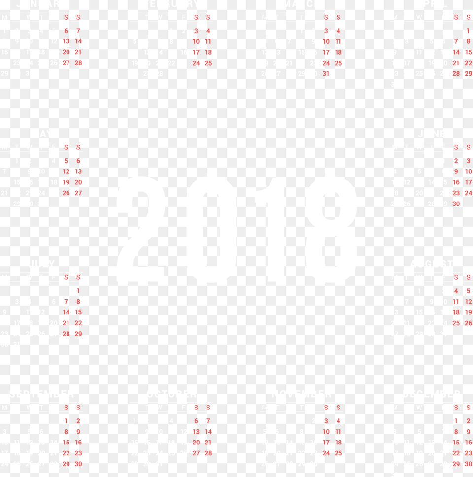 2018 Calendar, Text, Scoreboard Free Transparent Png