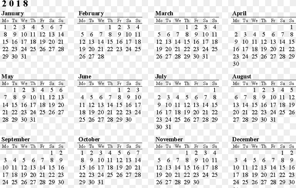 2018 Calendar Photo Image Calendar Hd Images 2018, Gray Free Transparent Png