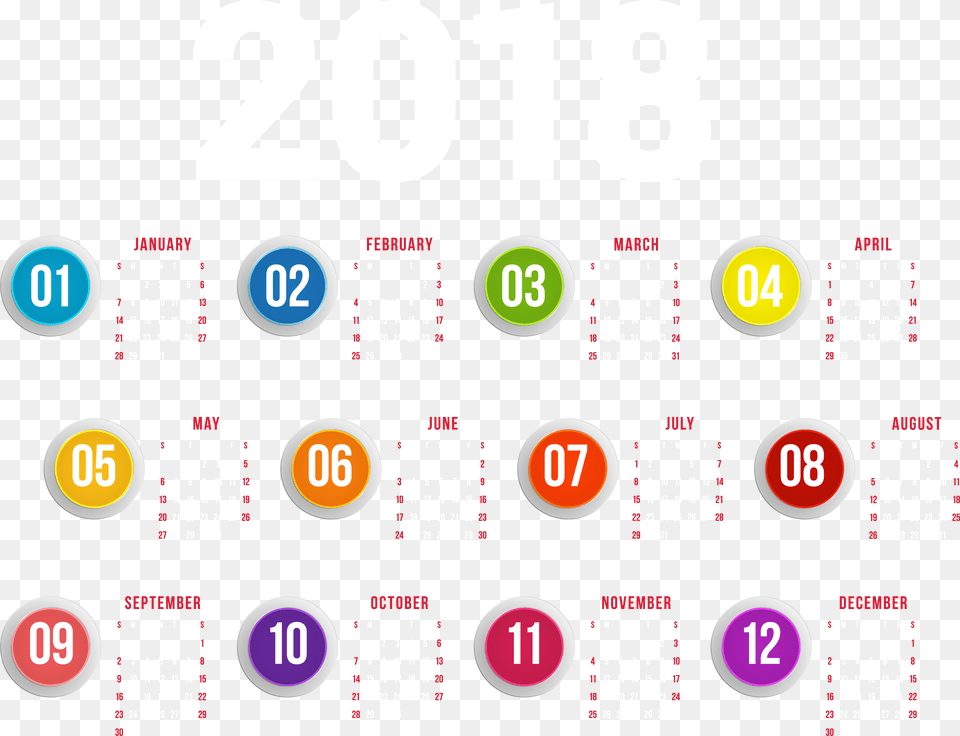 2018 Calendar Transparent Clip Art, Scoreboard, Text Png Image