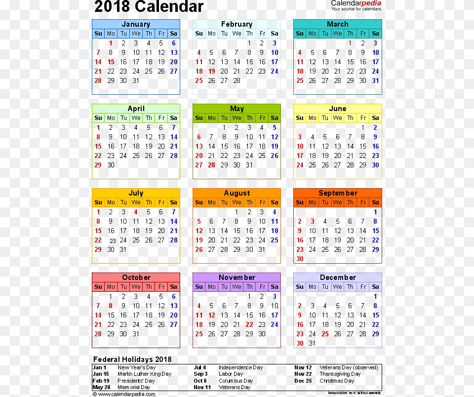 2018 Calendar Images 2019 Calendar Uk Printable, Text Free Transparent Png