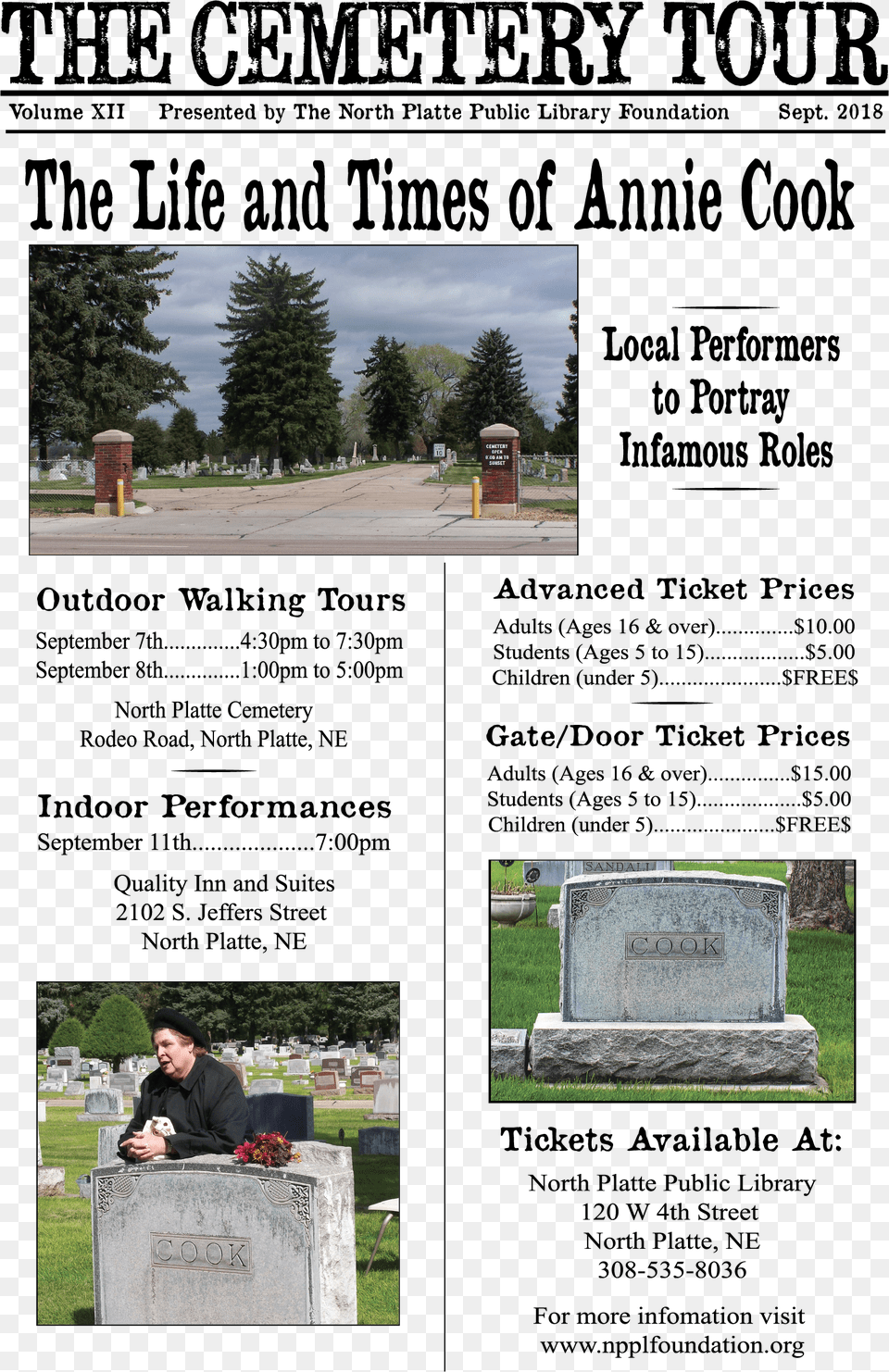 2018 Cemetery Tour Information Cemetery Tour, Adult, Person, Woman, Female Free Transparent Png