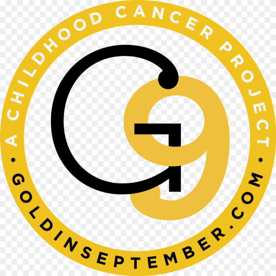 2018 Charity Partner Gold In September, Logo, Symbol, Text, Disk Free Png