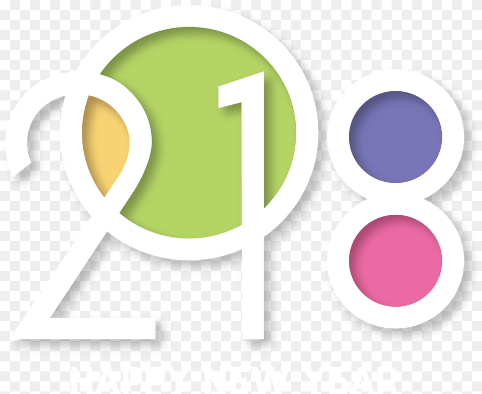 2018 Colorful Image Happy New Year 2018 Freepik, Light, Text, Logo Png