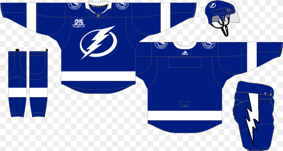2018 Conference Quarterfinals The Nhl Uniform Matchup Database Tampa Bay Lightning New, Clothing, Shirt, Jersey, Knitwear Png