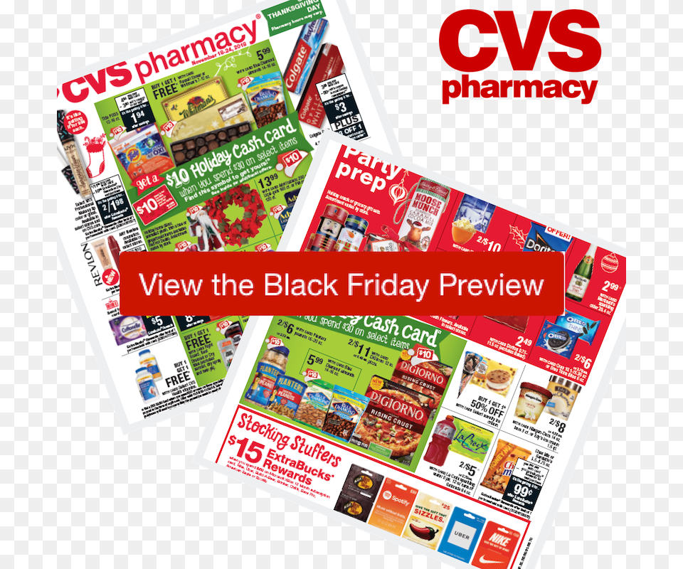 2018 Cvs Black Friday Ad Flyer, Advertisement, Poster, Publication, Person Png