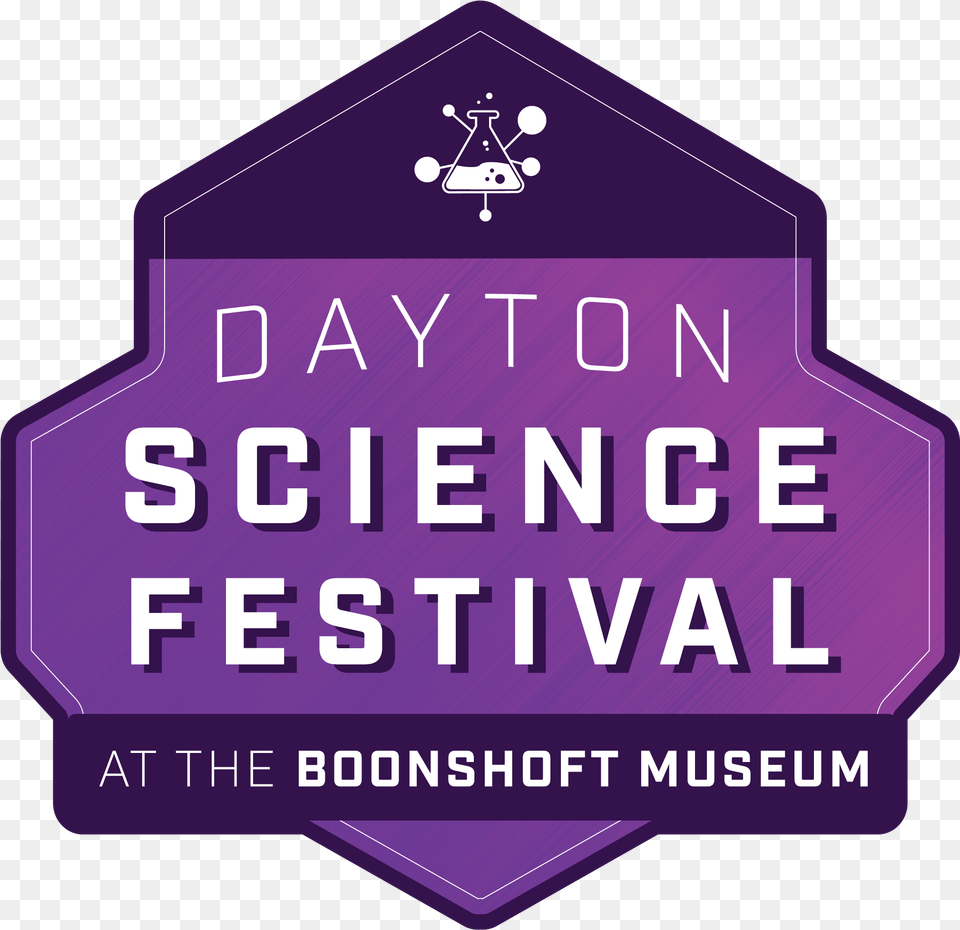 2018 Dayton Science Festival Boonshoft Museum Of Discovery, Purple, Scoreboard, Advertisement, Poster Free Png Download