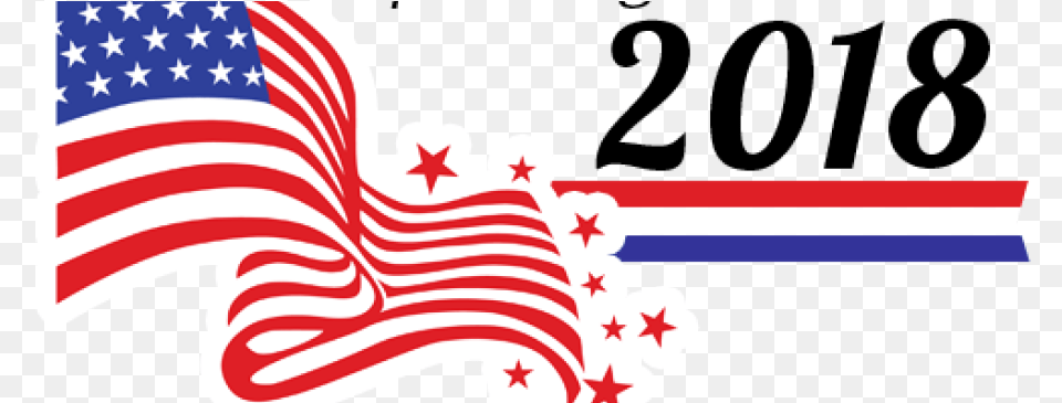 2018 Election Day, American Flag, Flag Free Png