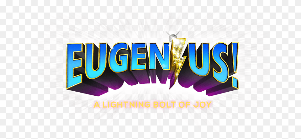 2018 Eugenius Logo Lightning Bolt Of Joy Graphic Design, Advertisement, Poster Png Image