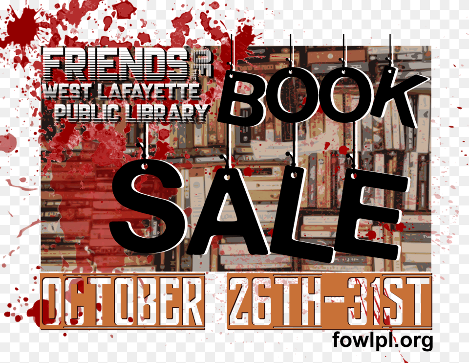 2018 Fall Book Sale Splatter Clip Art, Advertisement, Poster, Publication, Scoreboard Png