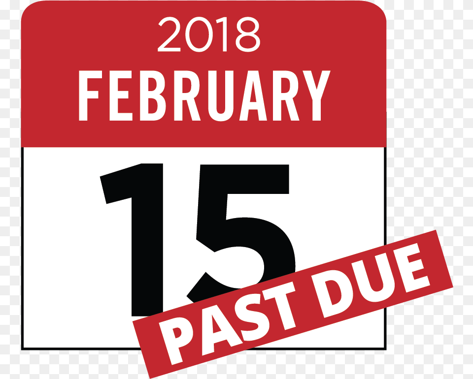2018 February 15 Past Due February Sale, Symbol, Text, Sign, First Aid Free Png Download