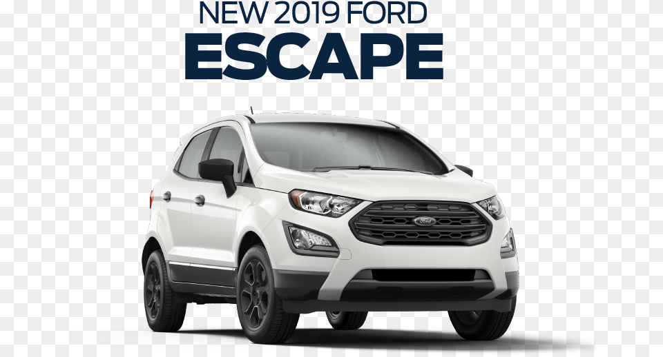 2018 Ford Ecosport White, Suv, Car, Vehicle, Transportation Free Transparent Png