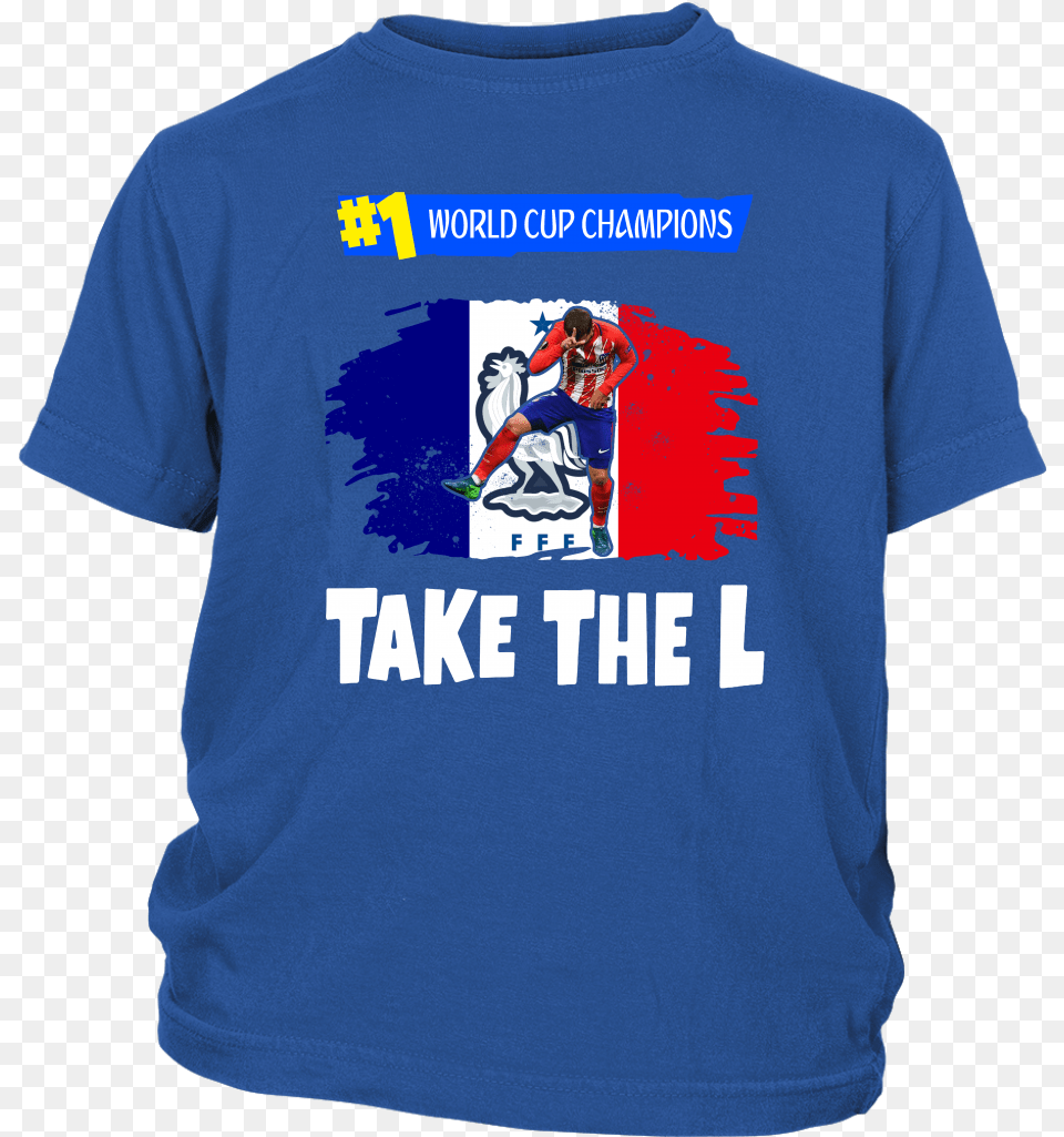 2018 France World Cup Champions Antoine Griezmann Take Shirt, Clothing, T-shirt, Adult, Male Free Png