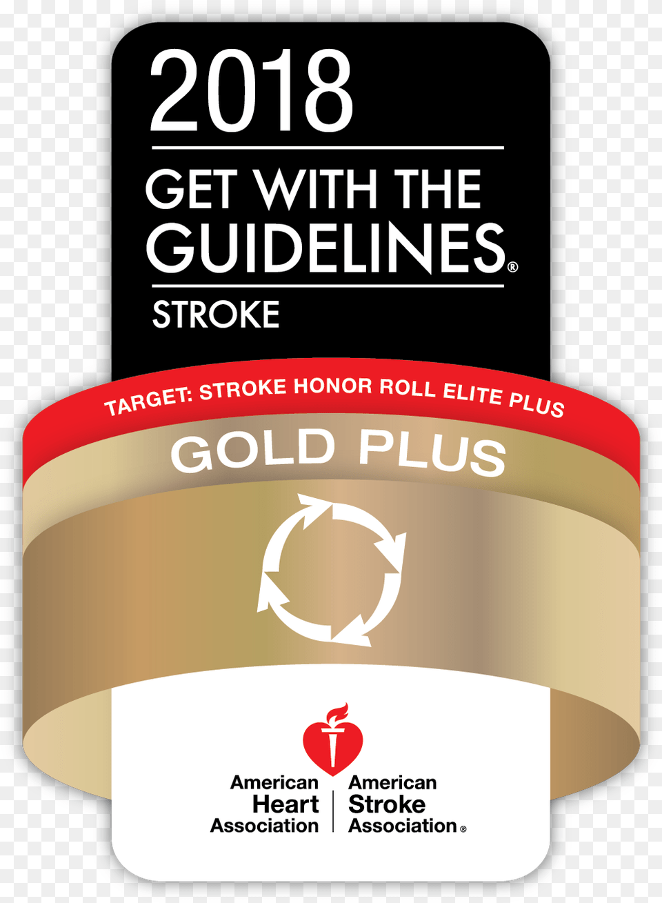 2018 Get With The Guidelines Gold Plus Target Stroke, Advertisement, Poster, Text Free Png Download