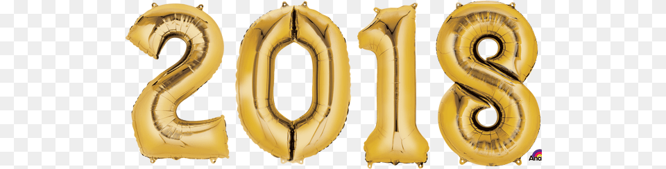 2018 Gold Balloon Bunch The Tickle Trunk Kelowna Inflatable, Number, Symbol, Text Free Png Download