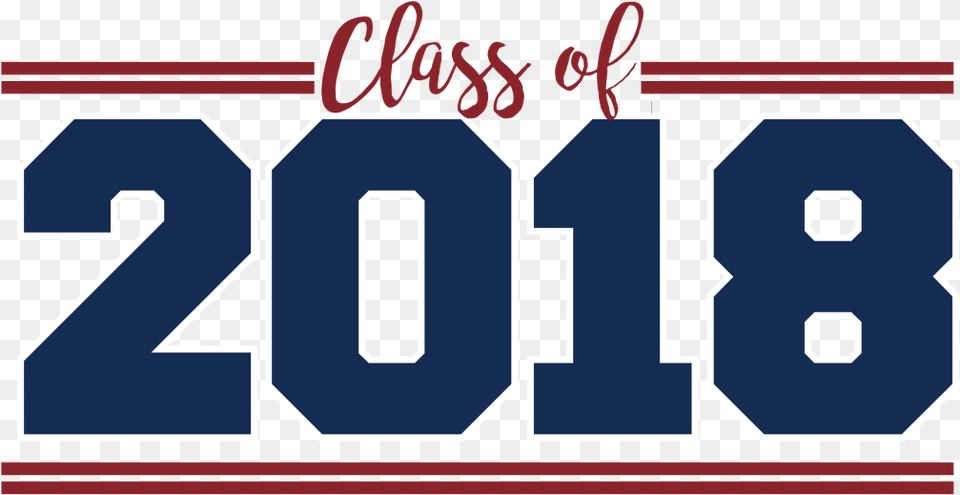 2018 Graduation High School Graduation Class 2018, Number, Symbol, Text Free Png