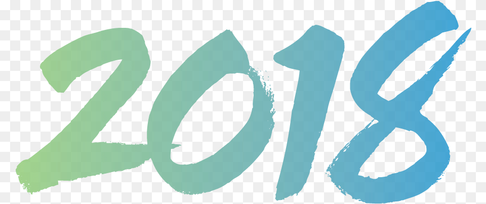 2018 Happy New Year Transparent Picture Mart Transparent 2018, Text, Symbol, Number, Person Png Image