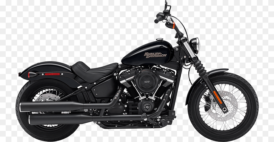 2018 Harley Street Bob, Machine, Spoke, Motorcycle, Transportation Png