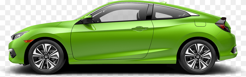 2018 Honda Civic Coupe Side Profile, Vehicle, Car, Transportation, Sedan Free Png Download