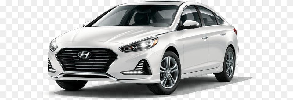 2018 Hyundai Sonata Banner 2018 White Hyundai Sonata Limited, Car, Sedan, Transportation, Vehicle Free Png Download