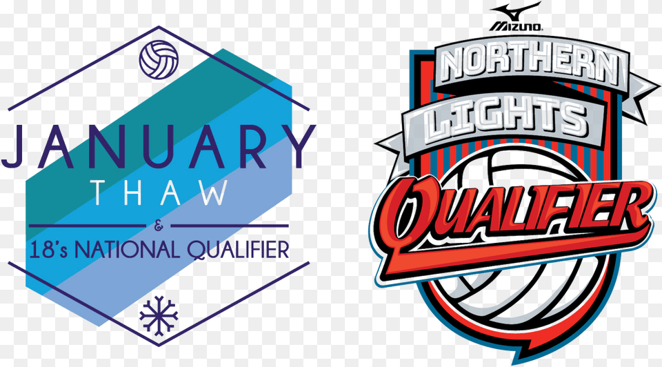 2018 January Thaw Amp Mizuno Northern Lights 1839s National Northern Lights Volleyball, Logo, Machine, Spoke, Badge Free Png Download