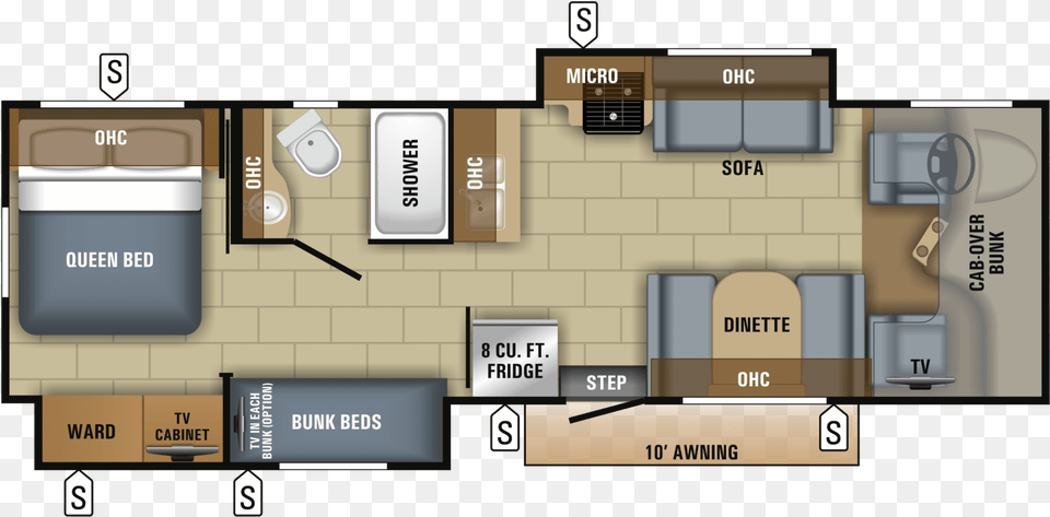 2018 Jayco Greyhawk, Diagram, Floor Plan, Scoreboard Png Image