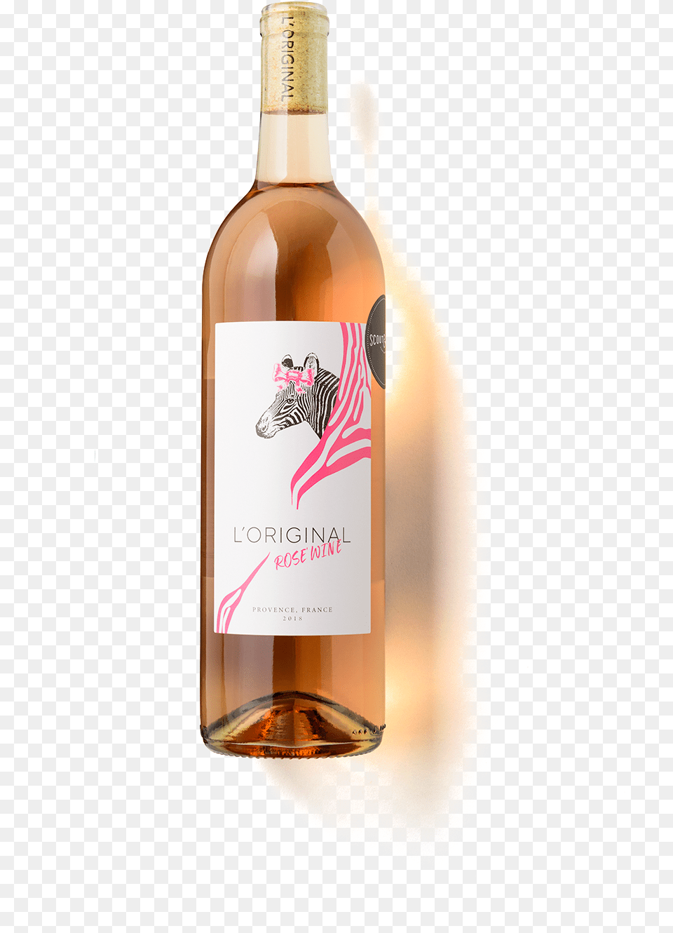 2018 L Original Ros Glass Bottle, Alcohol, Wine Bottle, Wine, Liquor Free Transparent Png