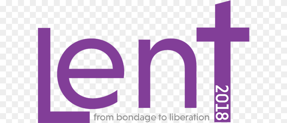 2018 Lent, Purple, Logo, Cross, Symbol Png