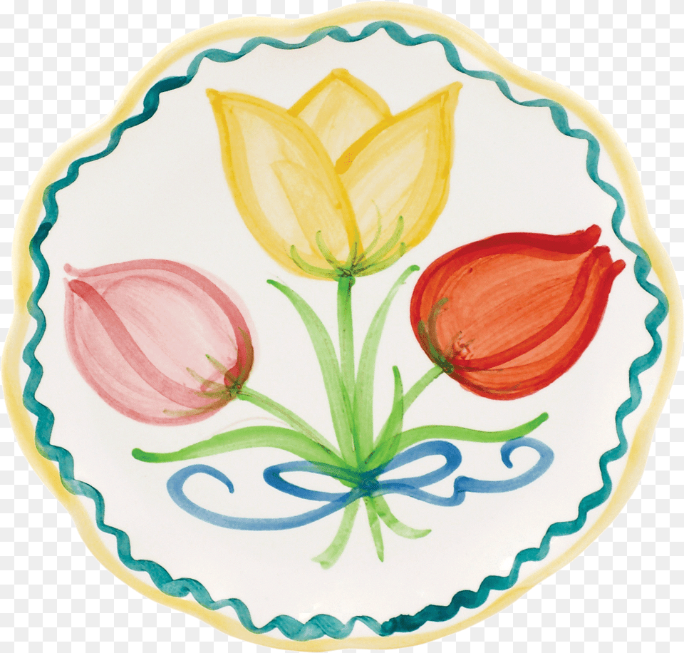 2018 Limited Edition Spring Plate Tulip, Pottery, Pattern, Porcelain, Art Free Png Download