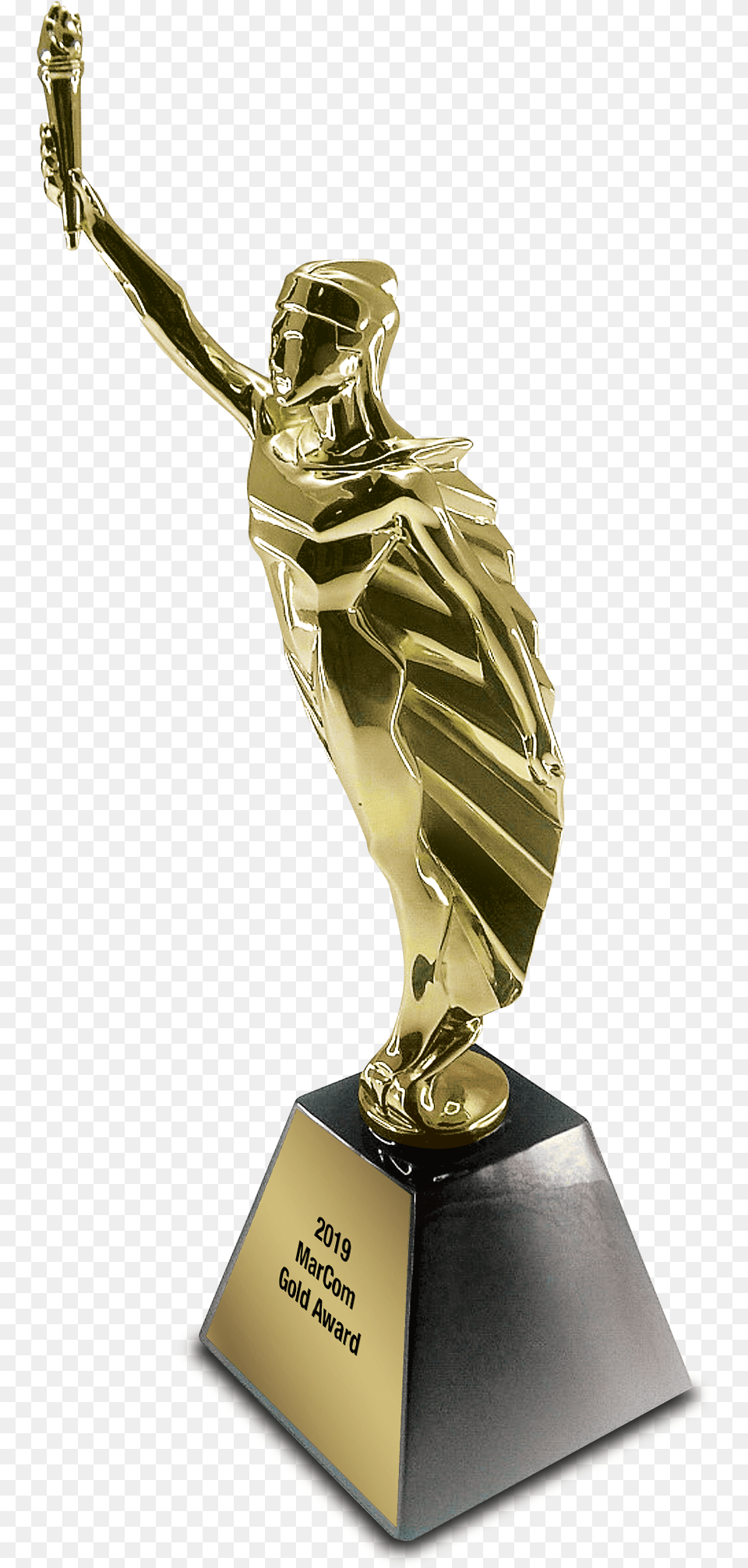 2018 Marcom Gold Award, Trophy, Adult, Female, Person Png