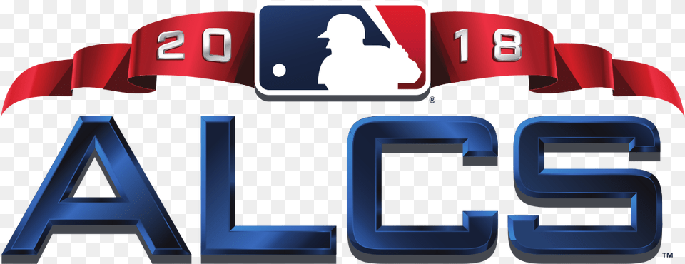 2018 Mlb Alds Logo Full Size Download Seekpng Major League Baseball Logo, Text, Scoreboard Free Transparent Png