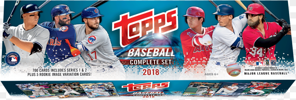 2018 Mlb Complete Set 2010 Topps Baseball Update Series Box Mlb Baseball, Person, People, Sport, Advertisement Png Image