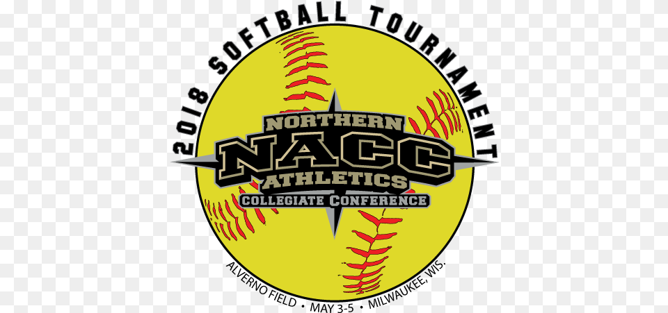 2018 Nacc Softball Tournament Softball Clip Art, Logo, Symbol, Disk Png Image
