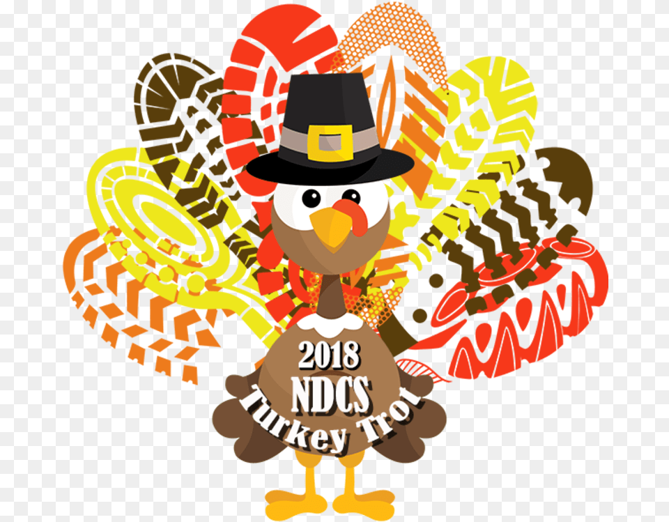 2018 Ndcs Turkey Trot Illustration, Clothing, Hat, Person Free Png